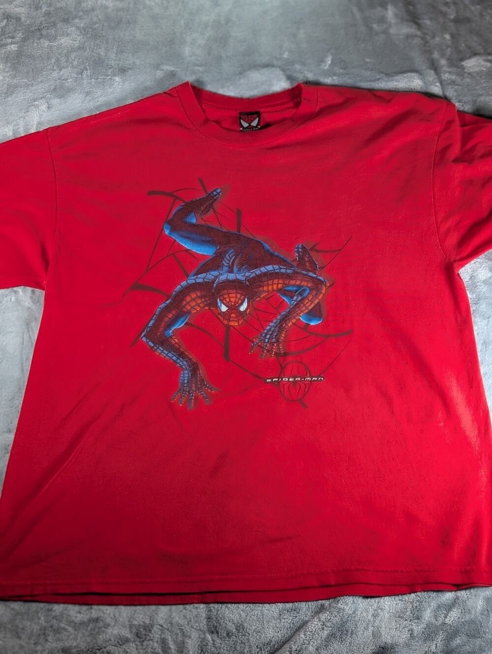 Spider-Man Movie Promo Shirt XL Dr. Pepper Y2K Vintage 2002 USA Made